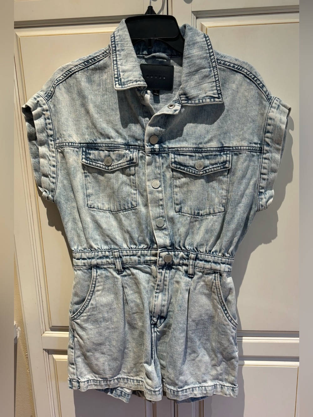 BLANK NYC acid wash denim short jumper size S
